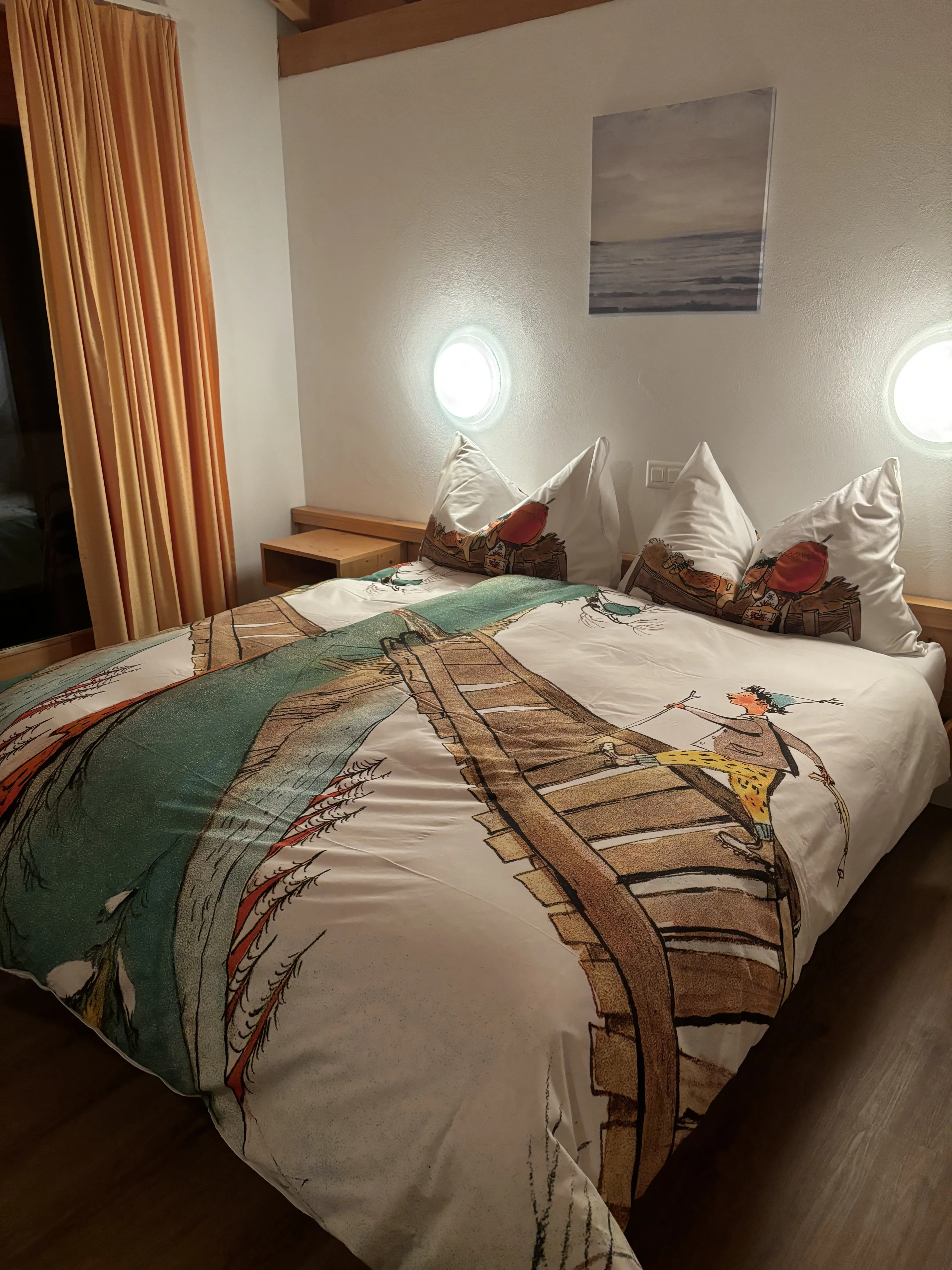 Familienzimmer im Alpenstil